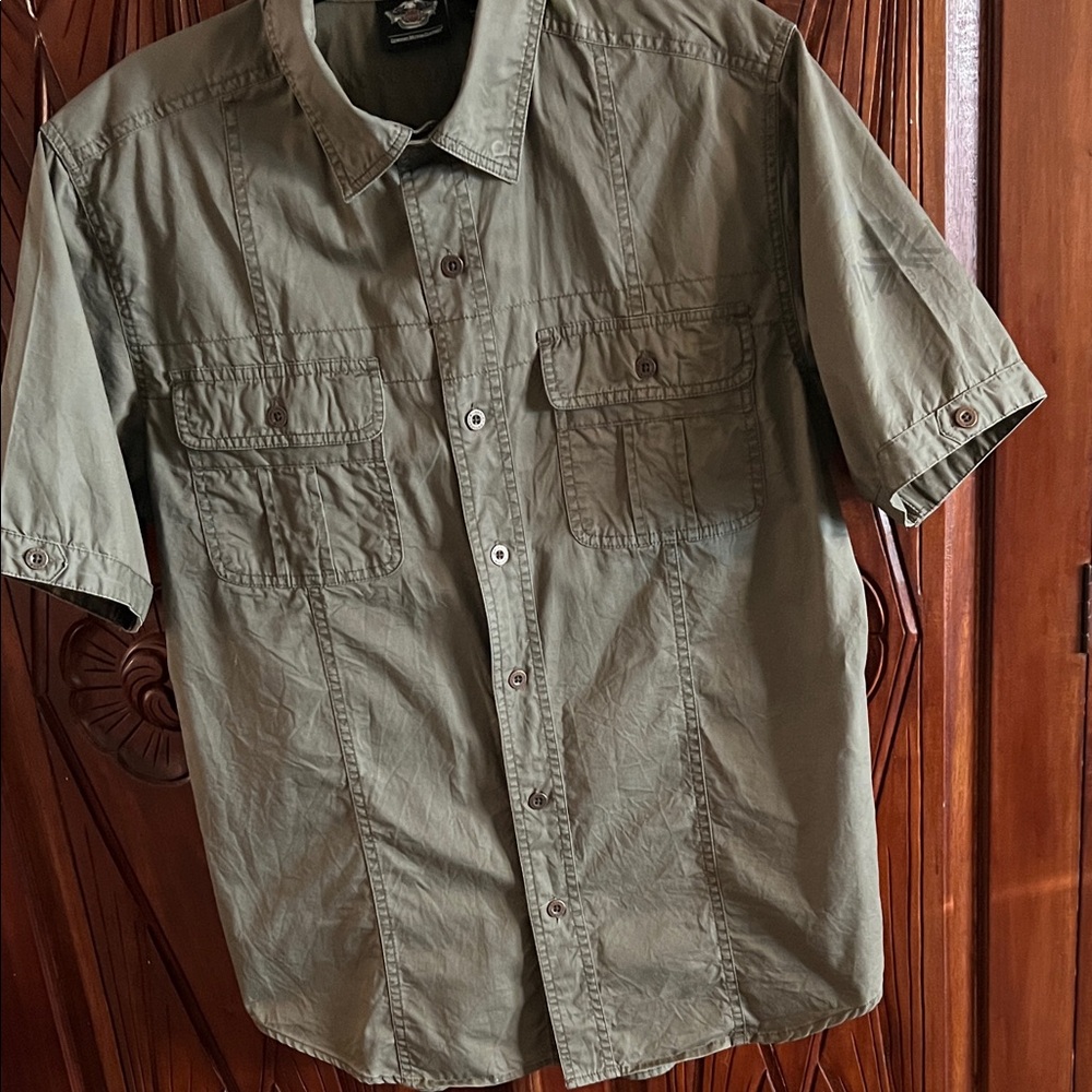 Harley-Davidson men’s Olive Green Shirt